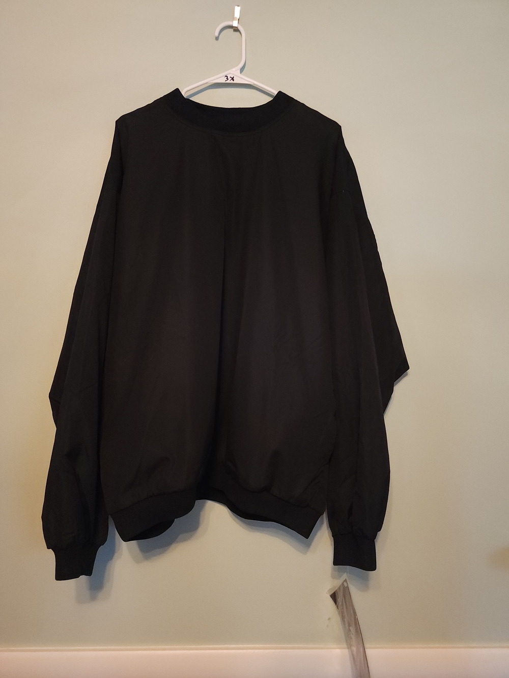 Men's Black Crewneck Sweater - Relaxed Knit Pullover